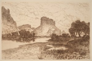 Green River, territoire du Wyoming - Thomas Moran