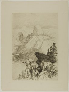 Half-Dome, vue de Moran Point - Thomas Moran