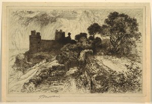 Château de Harlech, nord du Pays de Galles