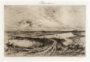 Hook Pond et le vieux pont - Thomas Moran