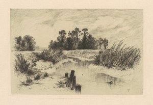Dans les prés de Newark - Thomas Moran