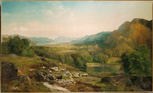 Gardant le troupeau - Thomas Moran