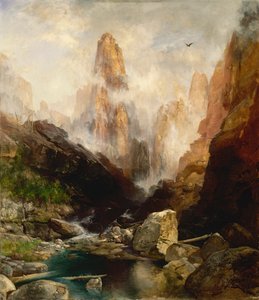 Brouillard dans le canyon de Kanab, Utah, 1892