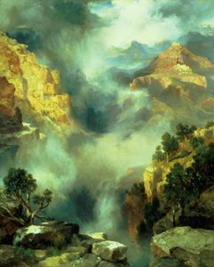 Brouillard dans le canyon - Thomas Moran