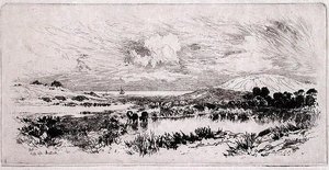 Étangs de Montauk, Long Island - Thomas Moran