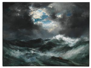 Naufrage au clair de lune - Thomas Moran