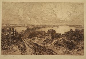 Matin, Hook Pond, East Hampton - Thomas Moran