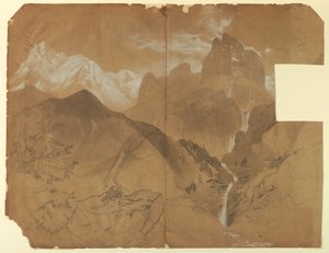 Près du Col de Faido, Italie - Thomas Moran