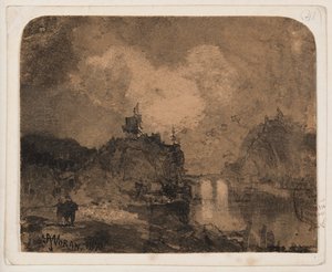 Scène de rivière, Grand Canyon, Colorado - Thomas Moran