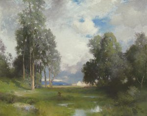 Mission de Santa Barbara, 1916 - Thomas Moran