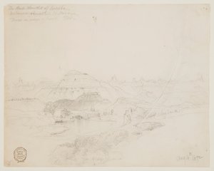 Les Badlands du Dakota - Thomas Moran