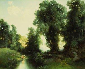 Le trou de baignade, Cuernavaca, Mexique - Thomas Moran
