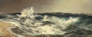 La mer retentissante - Thomas Moran