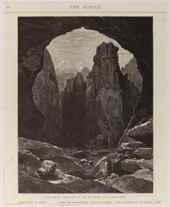 Le défilé, bras nord du Rio Virgen, Utah - Thomas Moran