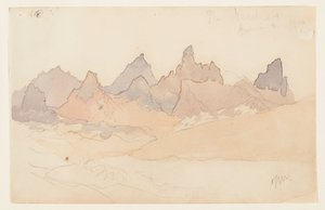 Les Aiguilles - Thomas Moran