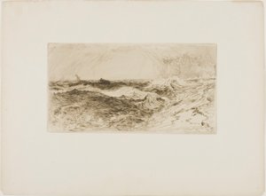 La mer retentissante - Thomas Moran