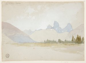 Les Tetons, Idaho - Thomas Moran