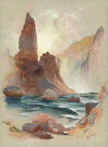 Tour aux chutes Tower, Yellowstone - Thomas Moran