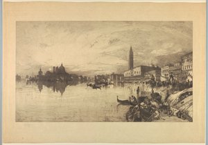 Vue de Venise depuis le Grand Canal - Thomas Moran