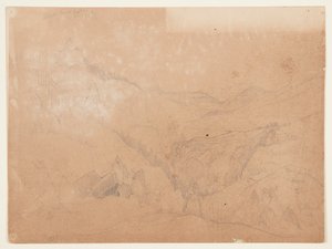Yellowstone, au-dessus des chutes de la tour - Thomas Moran
