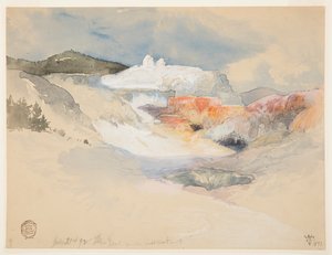 Yellowstone, sources chaudes - Thomas Moran