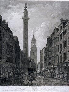 Fish Street Hill, Londres, 1795 - Thomas Morris