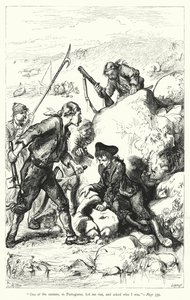 Illustration des Voyages de Gulliver par Jonathan Swift (gravure) - Thomas Morten