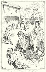 Illustration des Voyages de Gulliver par Jonathan Swift (gravure) - Thomas Morten