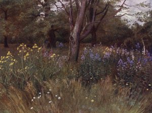 Kew Gardens : Fleurs Sauvages dans les Bois de Hêtres - Thomas Mower Martin