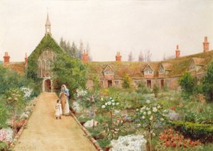 Un jardin de campagne à Bray, Berkshire - Thomas Nicholson Tyndale