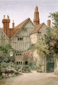 Une vieille maison de maître et jardin - Thomas Nicholson Tyndale
