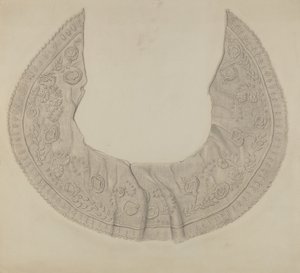 Col en dentelle brodée - Thomas O