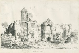Biddulph Hall (ancien) : dessin à la plume et à l