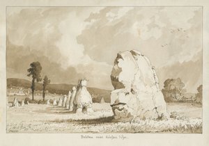 Bolstone, près de Kinver Edge: dessin sépia - Thomas Peploe Wood