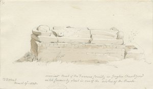 Église de Gayton (dessin) - Thomas Peploe Wood