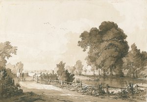 Great Haywood - Écluses sur la rivière Trent - Thomas Peploe Wood