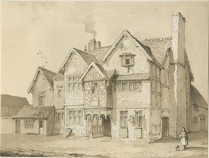 Vieilles maisons à Crabbery Lane - Thomas Peploe Wood