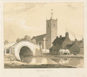 Église et Pont de Wednesfield - Thomas Peploe Wood