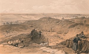 Fossé du Malakoff, Batterie Gervais, et arrière du Redan, 1856 - Thomas Picken