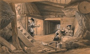Mine dans le Bastion du Mat, 1856 - Thomas Picken