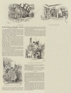 Les nouveaux bâtiments à Trinity Hall, Cambridge - Thomas Raffles Davison