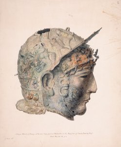 Dessin du casque de Ribchester