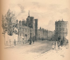 Vue générale du palais de St. James, depuis Pall Mall, 1902 - Thomas Robert Way