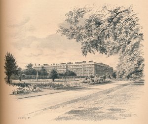 Les façades du jardin du palais de Hampton Court, 1902 - Thomas Robert Way