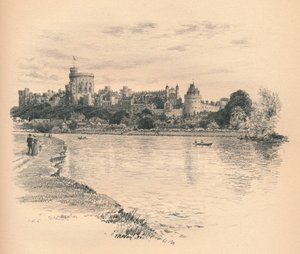 Château de Windsor depuis la rivière, 1902 - Thomas Robert Way