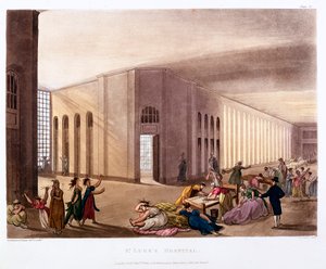 Hôpital Saint-Luc, Old Street, Londres, 1808-1811 - Thomas Rowlandson, Augustus Charles Pugin