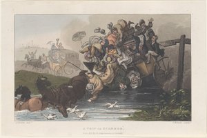 Un voyage à Scarborough, de Poetical Sketches of Scarborough, 1813 - Thomas Rowlandson, Joseph Constantine Stadler, J. Bluck