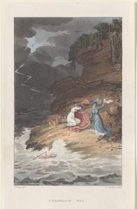 Cornelian Bay, de Poetical Sketches of Scarborough, 1813 - Thomas Rowlandson, Joseph Constantine Stadler, J. Bluck