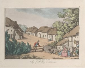 Village de St. Udy, Cornouailles, de Sketches from Nature, 1822