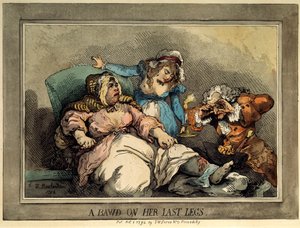 Une maquerelle sur ses dernières jambes, 1792 - Thomas Rowlandson